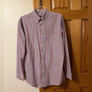Men’s Pendleton cotton button down shirt, large